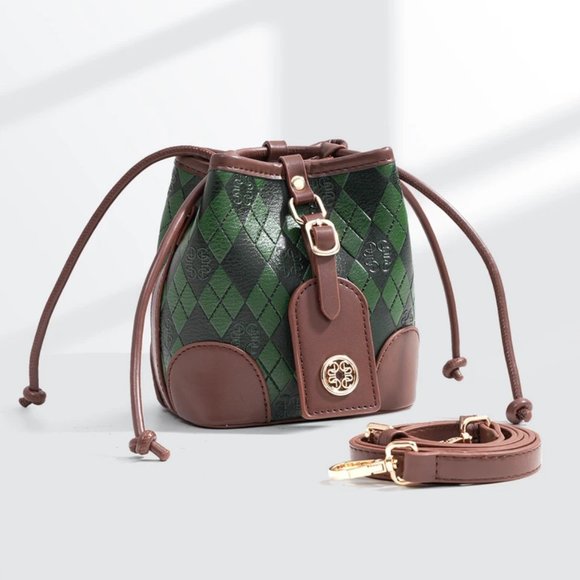 Pohce Handbags - POHCE bucket bag 2023 NWT Green shoulder bag fashion texture bucket bag 2211